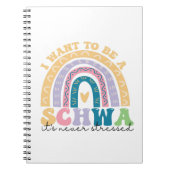 Ich Wollte, eine Schwa zu sein, es ist nie betrunk Notizblock (Vorderseite)