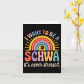 Ich Wollte, eine Schwa zu sein. Es ist nie eine Wi Karte (Gelbe Blume)