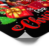 Ich Wollte einen deutschen Schäferhund zu Weihnach Poster (Ecke)