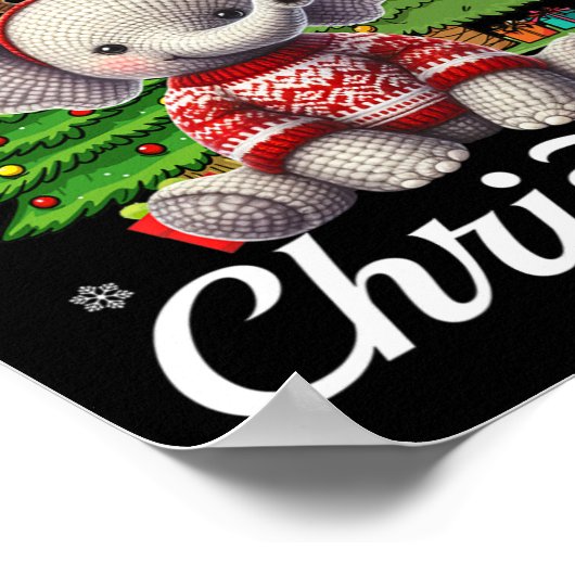 Ich Wollte einen Elefanten für Weihnachten Niedlic Poster (Ecke)
