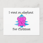 Ich wollte einen Elefanten zu Weihnachten (Vorderseite)