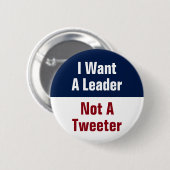 Ich Wollte einen Führer nicht einen Tweeter - Anti Button (Vorne & Hinten)