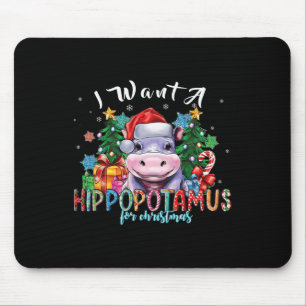 Ich Wollte einen Hippopotamus für Weihnachten Ba1 Mousepad