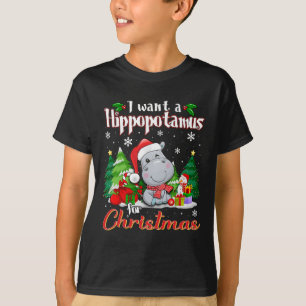 Ich Wollte einen Hippopotamus für Weihnachten Funn T-Shirt