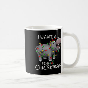 Ich Wollte einen Hippopotamus für Weihnachten Hipp Kaffeetasse