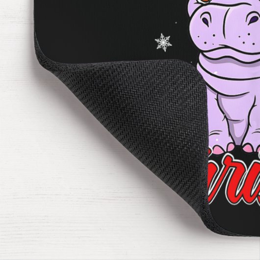 Ich Wollte einen Hippopotamus für Weihnachten Hipp Mousepad (Ecke)