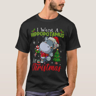 Ich Wollte einen Hippopotamus für Weihnachten Hipp T-Shirt
