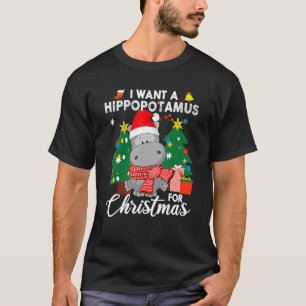 Ich Wollte einen Hippopotamus für Weihnachten Nied T-Shirt