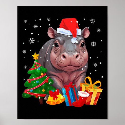 Ich Wollte einen Hippopotamus für Weihnachten Poster (Vorne)