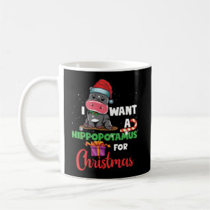 Ich Wollte einen Hippopotamus für Weihnachten Wei Kaffeetasse