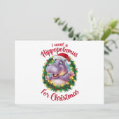 Ich Wollte einen Hippopotamus für Weihnachten Weih (Stehend Vorderseite)