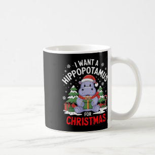 Ich Wollte einen Hippopotamus für Weihnachten Weih Kaffeetasse