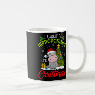 Ich Wollte einen Hippopotamus für Weihnachten Weih Kaffeetasse