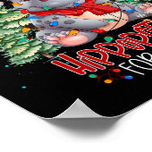 Ich Wollte einen Hippopotamus für Weihnachten Weih Poster (Ecke)