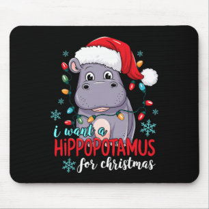 Ich Wollte einen Hippopotamus zu Weihnachten Niedl Mousepad