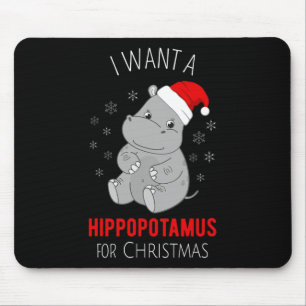 Ich Wollte einen Hippopotamus zu Weihnachten - Wei Mousepad