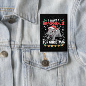 Ich Wollte einen Hippopotenuse für Mathematiklehre Button (Insitu)