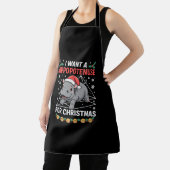 Ich Wollte einen Hippopotenuse für Mathematiklehre Schürze (InSitu)