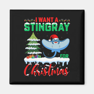 Ich Wollte einen Stingray für Weihnachten Weihnach Magnet