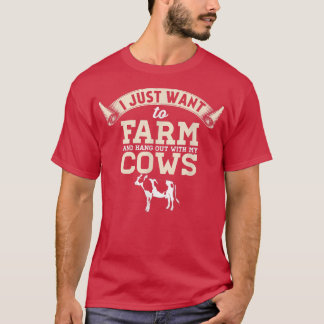 Ich Wollte einfach auf die Farm und hing mit meine T-Shirt
