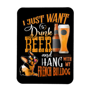 Ich Wollte einfach Bier trinken und mit meiner Fra Magnet