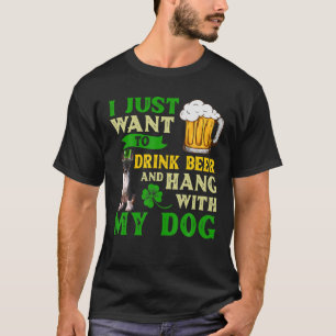 Ich Wollte einfach, Bier und Hang mit meiner Ratte T-Shirt
