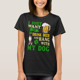 Ich Wollte einfach, Bier und Hang mit meiner Ratte T-Shirt