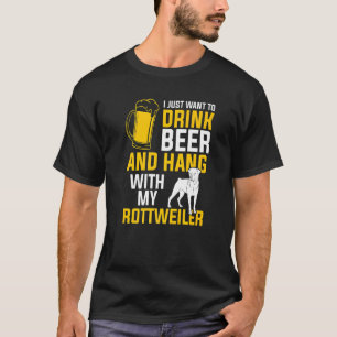 Ich Wollte einfach, Bier zu trinken und mit meinem T-Shirt