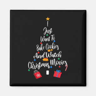 Ich Wollte einfach Cookies zu sehen und Weihnachte Magnet