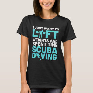 Ich Wollte einfach, Gewicht zu heben und verbracht T-Shirt