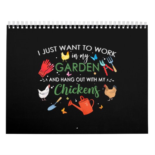 Ich Wollte einfach, in meinem Garten zu arbeiten u Kalender (Titelbild)