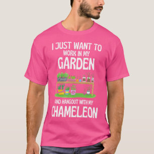 Ich Wollte einfach, in meinem Garten zu arbeiten u T-Shirt