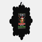 Ich Wollte einfach, meinen Spitz zu umarmen und Ch Ornament Karte (Rechts)