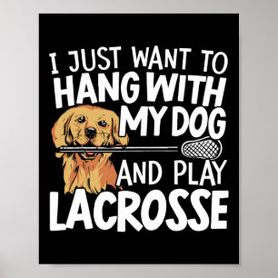 Ich Wollte einfach mit meinem Hund zu hängen und L Poster