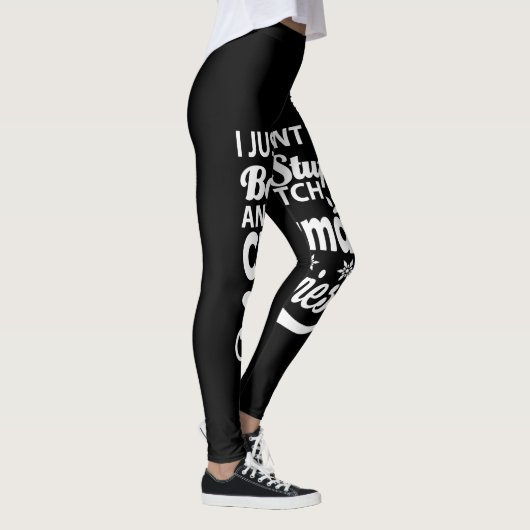 Ich wollte einfach, um etwas zu backen und Weihnac Leggings (Rechts)