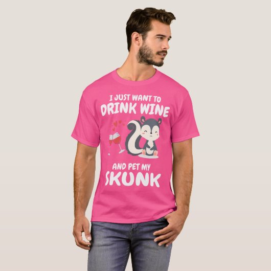 Ich Wollte einfach, Wein zu trinken und meinen Sch T-Shirt (Vorne ganz)