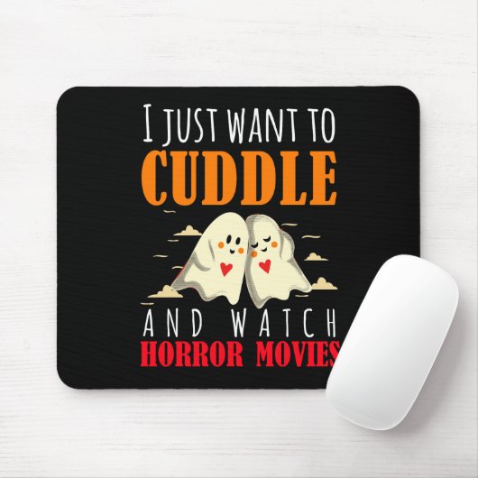 Ich Wollte einfach zum Cuddle und schaue mir Horro Mousepad (Mit Mouse)