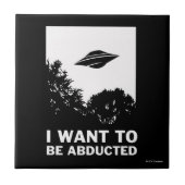 Ich Wollte, entführt zu werden Fliese (Vorderseite)