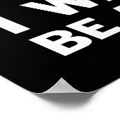 Ich Wollte, entführt zu werden Poster (Ecke)