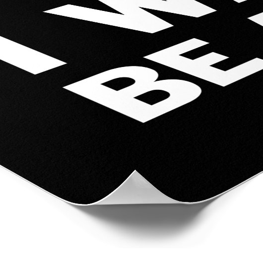 Ich Wollte, entführt zu werden Poster (Ecke)