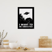 Ich Wollte, entführt zu werden Poster (Küche)