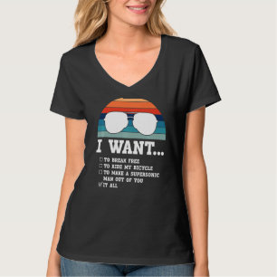 Ich Wollte, frei zu brechen, um mein Fahrrad zu fa T-Shirt