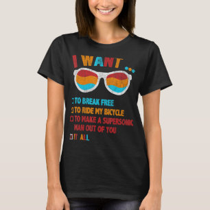Ich Wollte, frei zu brechen, um mein Fahrrad zu fa T-Shirt