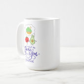 Ich wollte für immer mit dir nach Guac, handschrif Kaffeetasse (Vorderseite Links)