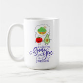 Ich wollte für immer mit dir nach Guac, handschrif Kaffeetasse (Links)