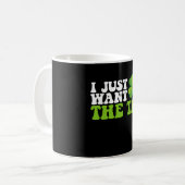 Ich Wollte gerade den Tipp-Kleeblatt St Patrick's Kaffeetasse (Vorderseite Links)