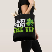 Ich Wollte gerade den Tipp-Kleeblatt St Patrick's  Tasche (Von Nahem)