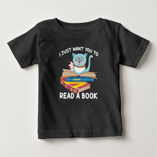 Ich Wollte gerade ein Buch lesen Baby T-shirt (Vorderseite)