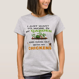 Ich Wollte gerade, in Garten zu arbeiten und mit H T-Shirt
