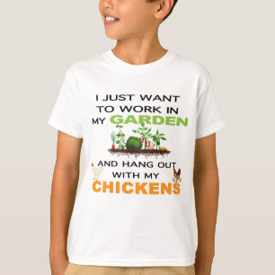Ich Wollte gerade, in Garten zu arbeiten und mit H T-Shirt